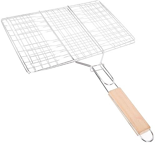 PNAJFUEL Cestello per Grigliare il Pesce Griglia Portatile per Barbecue All'Aperto Design Leggero per Una Facile Maneggevolezza
