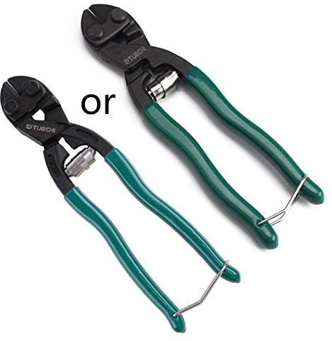 Bolt Cutter 8-inch/200mm Industrial Grade Bolt Cutter High Strength Wire Steel Cable Cuts 3mm Cutting Dia Wire Heavy Duty Fencing