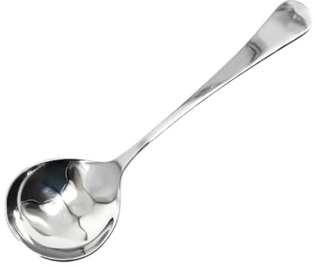 OSALADI Cucharillas de Café de Acero Inoxidable 304 Cucharas para Postre Mango Largo Resistentes a la Corrosión para Profesionales del Café Uso en Cafeterías y Camping