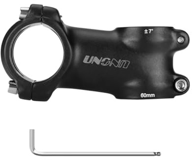 CYSKY Potence de vélo 31,8 mm 25,4 mm 60/70/80/90/100/110/120/130 mm 7 degrés pour VTT vélo de route, vélo de ville, vélo de gravier, vélo électrique