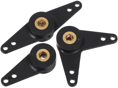 ibasenice 3pcs Nylon and Copper Heavy Duty Rudder Tiller Arms for Rc Boat Model Ship, Enhanced Stability with Quick Installation, Suitable for Rc Competitions and Remote Control Boat Parts