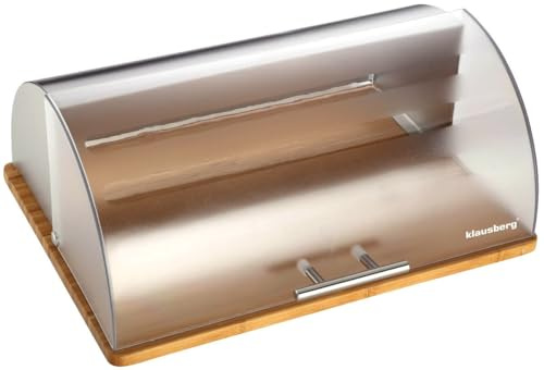 Panera, fiambrera, 39 x 31 x 16 cm con estructura de madera y cubierta transparente