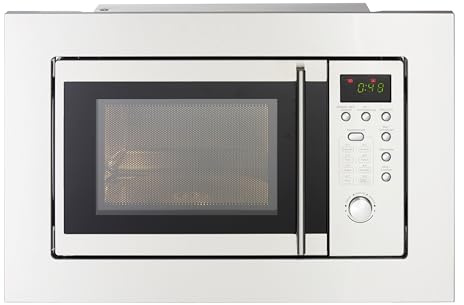 PKM Einbau-Mikrowelle MW800-20.8 EB | 20L Garraum| 800W | 5 Leistungsstufen | 8 Programme | Edelstahl-Blende 59,5cm | Drehteller 24,5cm | Auftaufunktion