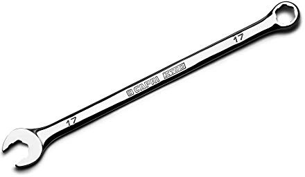 Capri Tools Llave combinada WaveDrive Pro de 17 mm para pernos regulares y redondeados