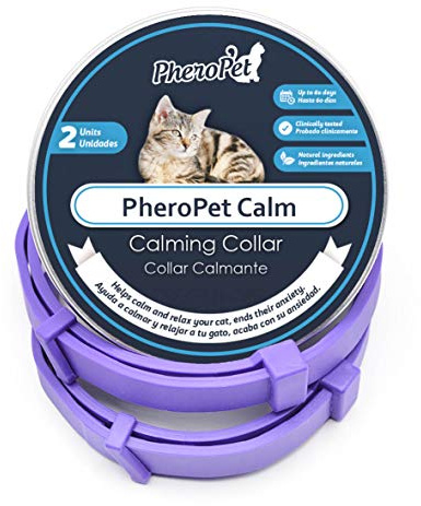 2X Collare calmante per Gatti. Collari feromoni per Gatti (Regolabili) - Efficace per 120 Giorni. Collare Anti-ansia/calmi: Impermeabile e 100% Naturale. Riduce: Stress e comportamenti indesiderati.