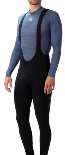 Alé Cycling - Inverno Solido, Collant con Bretelle Uomo