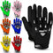 SAGA SPORTS Guanti da moto per bambini Guanti da motocross durevoli e confortevoli, abbigliamento da moto perfetto per il tuo bambino (nero, grande)