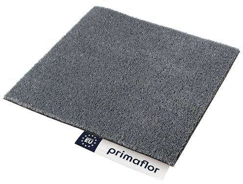 Primaflor Kunstrasen SPRING | 200x100 cm | Grau | 7 mm | kurzer Flor | UV-stabilisiert | wasserdurchlässig | Rasenteppich als Outdoor-Bodenbelag für Balkon und Terrasse