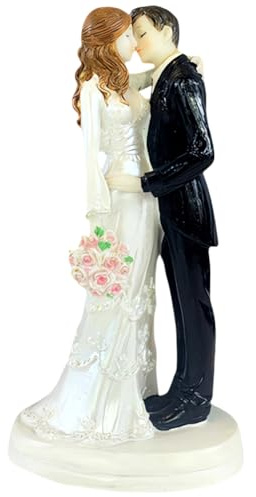 Hochzeitspaar, Wedding Torte Topper, KNBMCAV Kuchen Figur Hochzeitstorte Dekoration, Wedding Cake Topper, Figurine Kuchen Dekorationen für Vorschlag, Hochzeitsgeschenke für Brautpaar