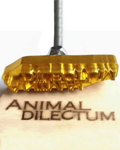Brandeisen für Holz, personalisiertes Logo, Hitzestempel, Holz, Metall, Brandeisen für Leder, Lebensmittel, Fleisch, Grill, Geschenke für Handwerksliebhaber (3,81 cm)