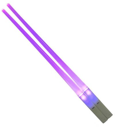 Qerwsdty Chopsticks, Sticks Chopsticks, Chopsticks, 9 Color Variations LED Stick Chopsticks, Fun and Cool LightSaber Chopsticks