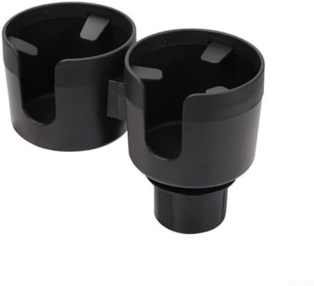 Car Cup Holder Expander with Robust Dual Adapter for Varied Beverage Sizes