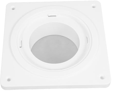 SHINEOFI Dryer Vent Connector Kit with Wall Plate and Seal Ring, Plastic 4-inch Flexible Exhaust Hose Connector for Dryers, Easy Installation and Sturdy Design for Kitchen or Bathroom Use
