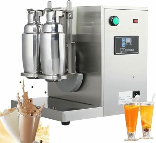 HOTAPEPU Machine D'agitation De Thé Au Lait Automatique, Double Machine D'agitation De Thé Au Lait Électrique À 360 ~/