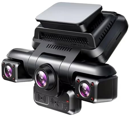 Bil Bakåtvänd Webbkamera 4-kanalig GPS-dashkamera I7pro Framåt 4K/2K+3 * 1080P För Bil 360 Graders DVR-kamera 24 Timmars WiFi-videoinspelare IR-nattseende(128G)