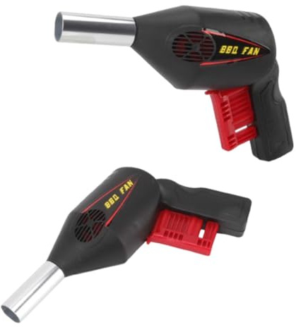 Ventilatore per barbecue, 2 pezzi Soffiatore manuale per fuoco Ventilatore per barbecue Ventilatore per barbecue Soffietto per barbecue per campeggio all'aperto Cuoco Picnic