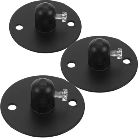 Accesorios para Lámpara de Techo, Kit Antitirones de Hierro Negro | Fijación Versátil para Varios Cabezales, Instalación Sencilla, Uso en Dormitorios y Comedores, 1 Set
