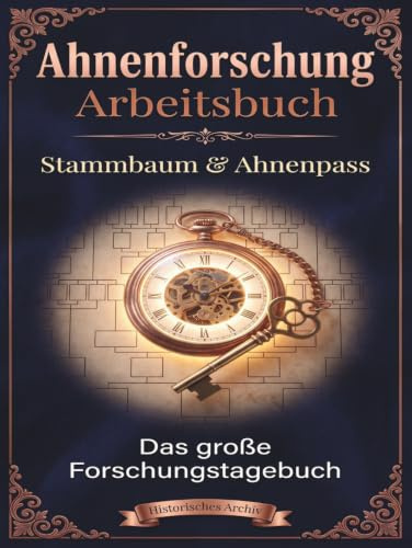 Ahnenforschung Arbeitsbuch: Das große Genealogie Forschungstagebuch zum Ausfüllen: Stammbaum, Ahnenpass & Familiengeschichte dokumentieren | Familienchronik als Geschenk für Senioren