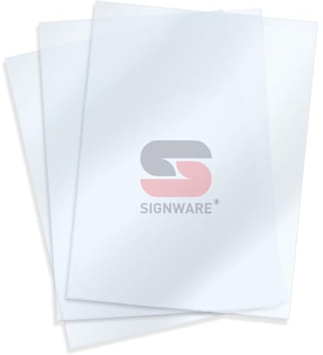 Signware 2 x Anti-Glare Replacement Covers for Snap Poster Frames and A-Board Pavement Signs A1 (594mm x 841mm)
