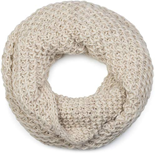 styleBREAKER Unisex Strick Loop Schal Grobstrick Winter | Voluminöses Gewebe, 69x27 cm großes Format, kratzfrei, 2- bis 3-mal flexibel und wärmend um den Hals wickelbar.