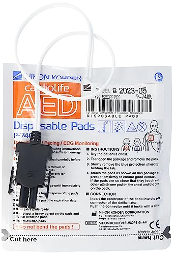 AccuCell AED 2100 P-740K - Cialde per elettrodi Defi, Nihon Kohden Cardiolife