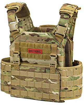 OneTigris GRIFFIN AFPC Airsoft Vest Quick-release Plate Carrier Military Breathable Tactical Vest for Paintball Airsoft Wargame CS