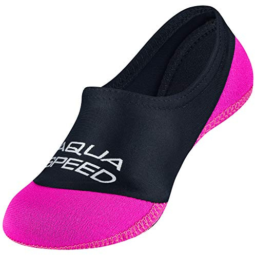 Aqua Speed Neoprensocken Kinder Erwachsene | Schwimmsocken Damen & Herren | Neopren Badesocken für Mädchen Jungen | Aqua Socken | Strandsocken | Swim Socks Kids | Water Socks | Gr. 20-45
