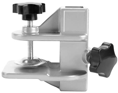 Morsetto per tavolo da toelettatura, accessorio in lega di alluminio con tecnologia di stampaggio a pressione, struttura solida e regolabile da 0,5 a 2,8 cm, fissaggio per braccio