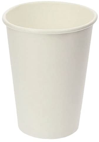 Générique 2000 Gobelets 18cl en carton, blancs, pour boissons chaudes ou froides différentes contenances, gros conditionnement (2000, 18CL)