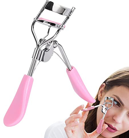 Sloane Piegaciglia | Piegaciglia in Metallo per Strumento per Trucco delle Donne | Piegaciglia, Occhi Aperti Naturalmente in pochi Secondi Senza pizzicare e Senza Tirare