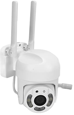 Elprico Telecamera QX65, telecamera Wi-Fi a doppia banda 5G, telecamera di sorveglianza per esterni ultra trasparente con monitoraggio delle persone e citofono bidirezionale per la sicurezza domestica