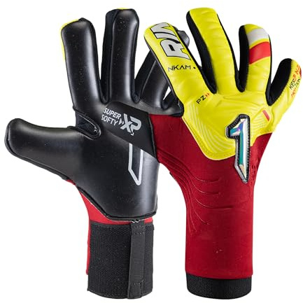 Rinat NKAM Fußball-Torwarthandschuhe für Erwachsene, Rot, Unisex, Größe 8