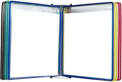 VoOqo Wandorganisationsbrett, Katalogständer, Flipchart-Ständer A4, an der Wand montierter Aktenhalter (Farbe: Mehrfarbig, Größe: 13 x 9 x 3,9 Zoll) (Farbe: Mehrfarbig, Größe: 13 x 9 x 2,3 Zoll)