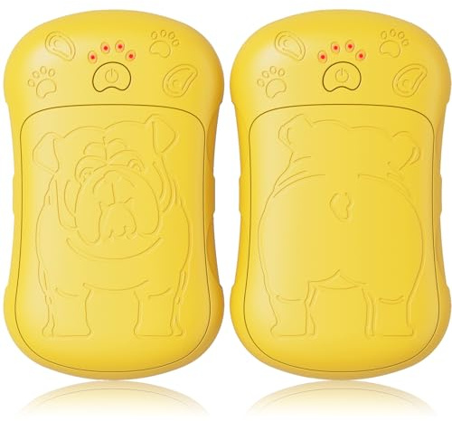 Handwärmer Elektrisch，2er Set 6000mAH Akku Elektrischer Handwärmer Wiederverwendbar Aufladbar Taschenwärmer ideal für Outdoor-Sport, Jagd, Golf, Camping, warmes Geschenk für Frauen, Männer, Kinder