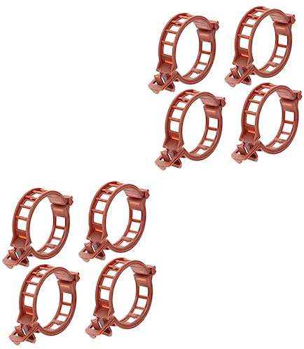 MERRYHAPY 200stücke Pflanzenstützclips Aus Kunststoff Universelle Gartenclips Für Tomaten Gurken Und Mehr Wetterfest Wiederverwendbar Für Pflanzenaufbau Umdrehen Von Pflanzenstängeln