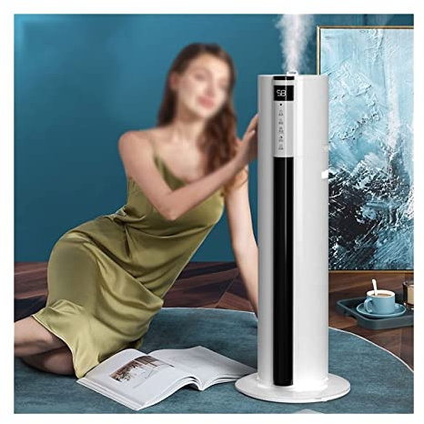 Humidificador Humidificador De Aire De Pie, Humidificador De Llenado Superior Silencioso para Dormitorio Humidificador Inteligente De Humedad Constante De Gran Capacidad para El Hogar - Humidificador