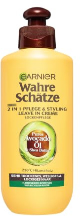 Garnier Wahre Schätze Intensiv Pflegende Leave-In Creme Pures Avocado-Öl & Shea Butter