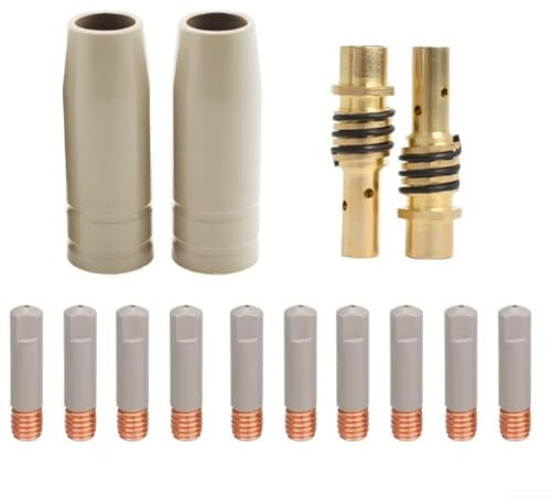 Set completo di ugelli da 14 pezzi per saldatura 15AK, progettato per una maggiore resistenza al calore e prestazioni ottimali