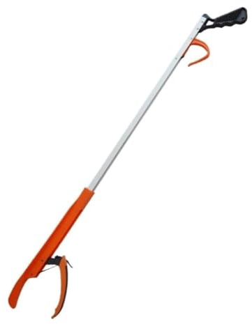 YUNFANOZ Outil de ramassage, Pince telescopique, Extension pour ramasse-déchets ou ramasse-ordures, gâchette de préhension