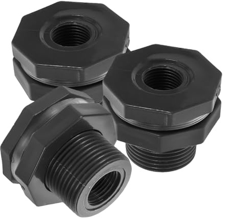 FONDOTIN 3pezzi Connettori per Flessibili per Acquari in Plastica Raccordi Idraulici Accessori per Acquari Multi-Serbatoio Connettori per per