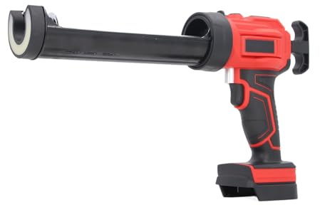 Marhynchus Cordless Caulking Gun Electric Battery Operated Caulk Gun 20V 4 Adjustable Speeds Caulk Gun with LED Light for Filling Sealing Home Projects