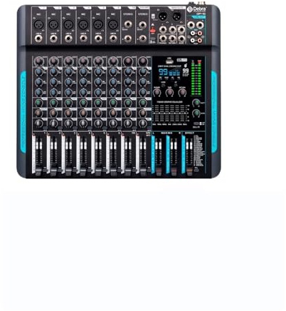 Mezclador DSP de 10 canales y 99, controlador DJ, grabación mezcla con reverberación rendimiento profesional Bluetooth 5.0,Portátil