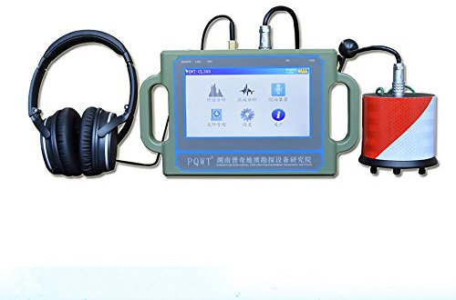 PQWT CL300 Detector de Fugas de Agua Subterránea Detector Ultrasónico Profesional para la Detección de Fugas en Tuberías Subterráneas (3 Metros)