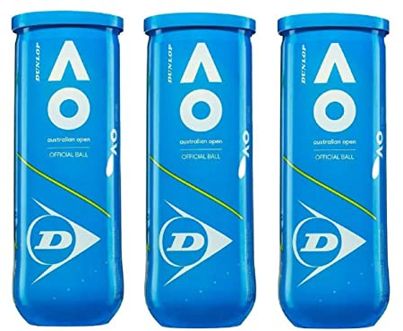 Dunlop Australian Open Pack 9 Bälle (3x3)