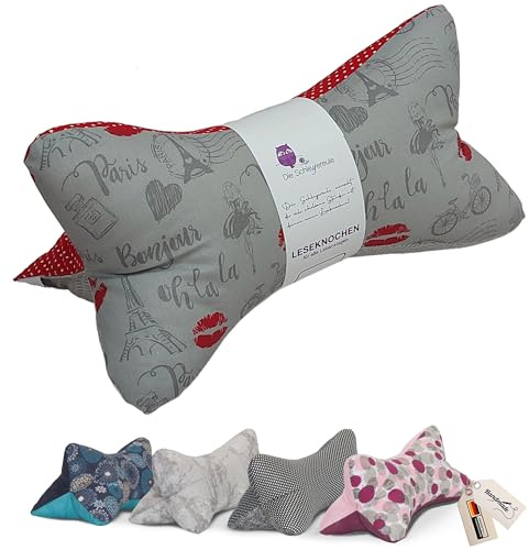 Leseknochen Ausgefallen Nackenkissen Handmade in D (Bonjour Paris)
