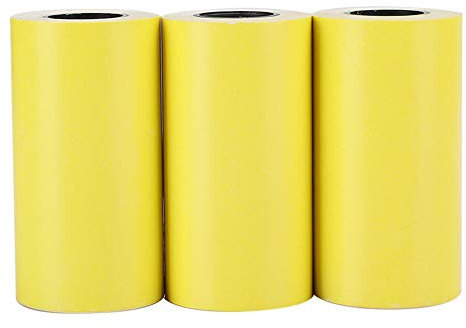 Verrückter Verkauf farbiges Direkt-Thermopapier, Aufkleber Thermopapierdruckerpapier, zum Drucken für Drucker(yellow)