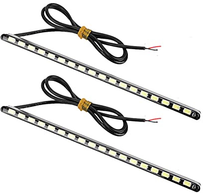 Feux Diurnes, Yctze Feux Diurnes étanches 5630 Haute Luminosité LED DRL Lampe de Modification de Voiture(18LED)