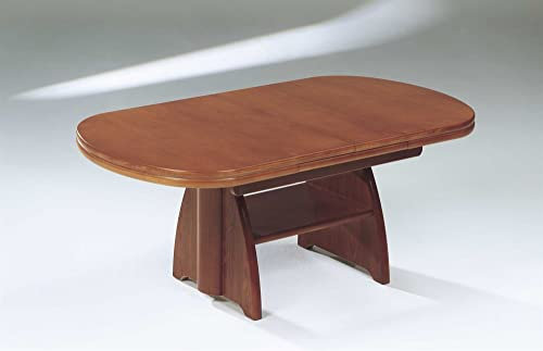 58 aufm Kessel Funktionstisch Camela höhenverstellbar und ausziehbar 125(165,5) x 71 x 56-75 Couchtisch massiv Kirschbaum 16036