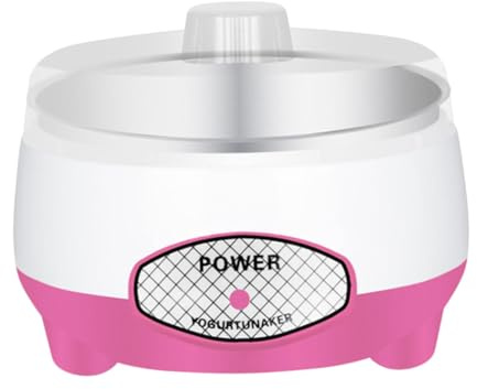 perfk Kleiner Joghurtbereiter, Mini-Automatik-Joghurtmaschine, 15 W, geräuscharm, einfach zu bedienen, Geschenke für Erwachsene, Küchengerät, Rosa PP-Liner