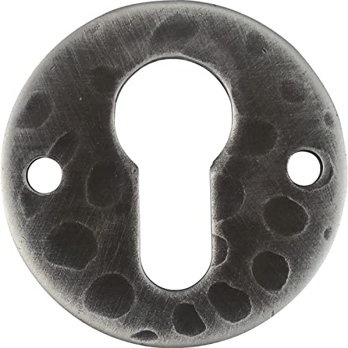 SCHÖSSWENDER 2.77.1880 Cylinder Rosette Elga PZ Diameter 52 mm Height 3 mm Black Passivated